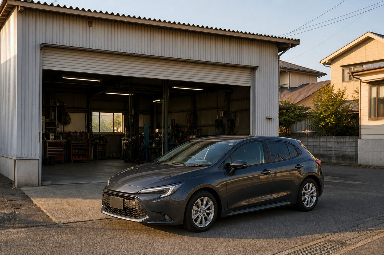 キマツ自動車の工房